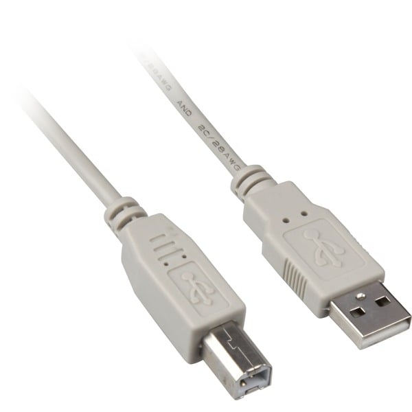 Sharkoon USB 2.0 câble, USB-A Stecker > USB-B Stecker - Sharkoon