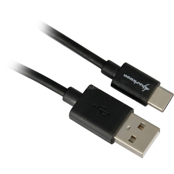 Sharkoon USB 2.0 câble, USB-A Stecker > USB-C Stecker - Sharkoon