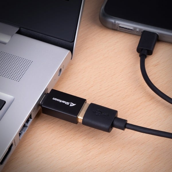 Sharkoon USB 3.2 Gen 1 Adapter OfficePal, USB-A > USB-C / USB-C > USB-A - Sharkoon - vue 6