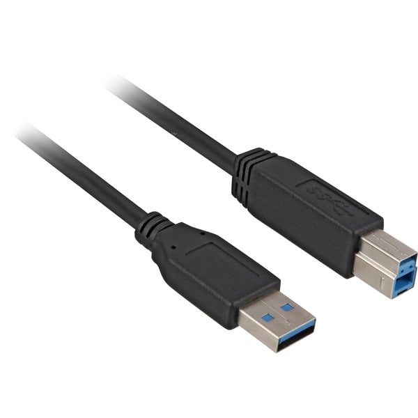 Sharkoon USB 3.2 Gen 1 câble, USB-A Stecker > USB-B Stecker - Sharkoon