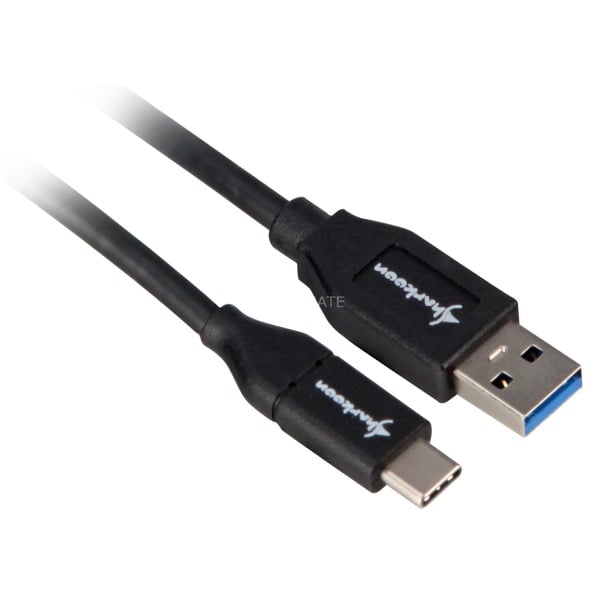 Sharkoon USB 3.2 Gen 2 câble, USB-A Stecker > USB-C Stecker - Sharkoon