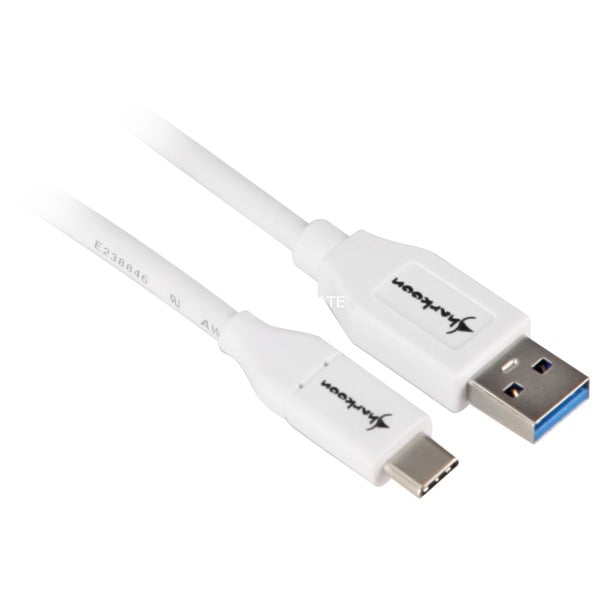 Sharkoon USB 3.2 Gen 2 câble, USB-A Stecker > USB-C Stecker - Sharkoon