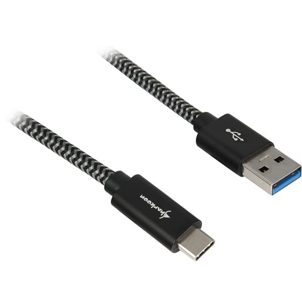 Sharkoon USB 3.2 Gen 2 câble, USB-A Stecker > USB-C Stecker - Sharkoon