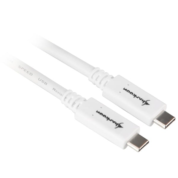 Sharkoon USB 3.2 Gen 2 câble, USB-C Stecker > USB-C Stecker - Sharkoon