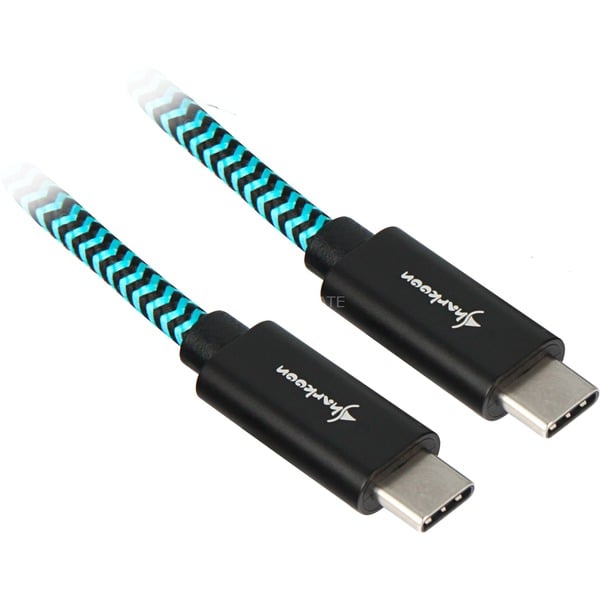 Sharkoon USB 3.2 Gen 2 câble, USB-C Stecker > USB-C Stecker - Sharkoon