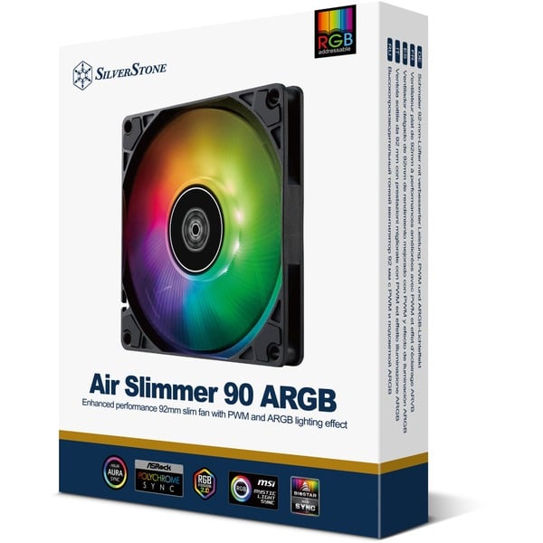 SilverStone Air Slimmer 90 ARGB, Gehäuselüfter - SilverStone - vue 11