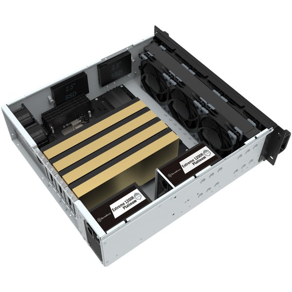 SilverStone RM31 Rackmount Server-Gehäuse, Rack, Server-Gehäuse - SilverStone - vue 21