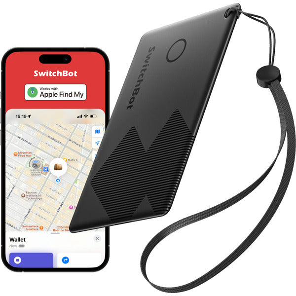 SwitchBot SwitchBot Smart Airtag Geldbörsen-Tracker-Karte noir - SwitchBot