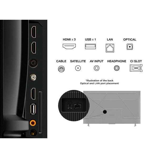 TCL 55PF650A, LED-Fernseher - TCL - vue 5