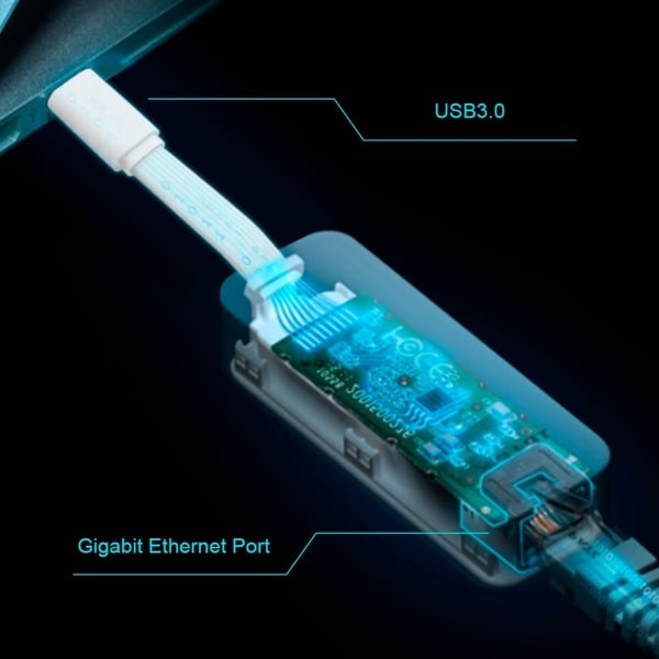 TP-Link UE300C, adaptateur réseau - TP-Link - vue 6