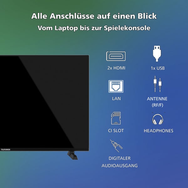 Telefunken QF40VP750S, QLED-Fernseher - Telefunken - vue 4