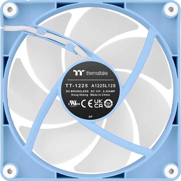 Thermaltake CT120 ARGB Sync PC Cooling Fan Hydrangea Blue, Gehäuselüfter - Thermaltake - vue 4