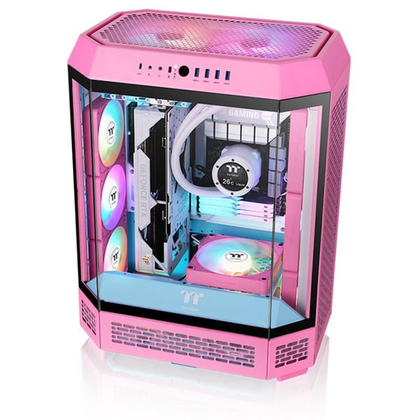 Thermaltake CT120 EX Reverse ARGB Sync PC Cooling Fan Pink, Gehäuselüfter - Thermaltake - vue 6