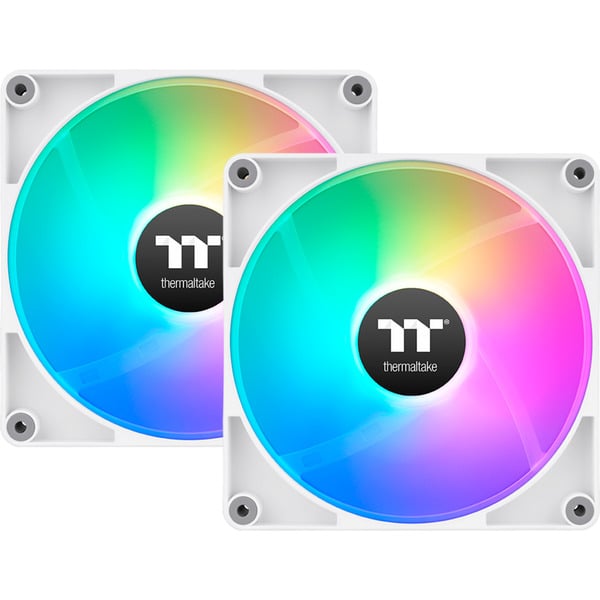 Thermaltake CT120 Reverse ARGB Sync PC Cooling Fan White, Gehäuselüfter - Thermaltake