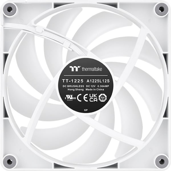Thermaltake CT120 Reverse ARGB Sync PC Cooling Fan White, Gehäuselüfter - Thermaltake - vue 5