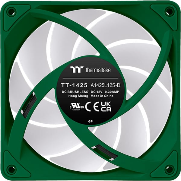 Thermaltake CT140 EX ARGB Sync PC Cooling Fan Racing Green, Gehäuselüfter - Thermaltake - vue 6