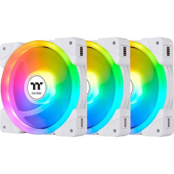 Thermaltake SWAFAN EX14 ARGB Sync PC Cooling Fan White TT Premium Edition, Gehäuselüfter - Thermaltake