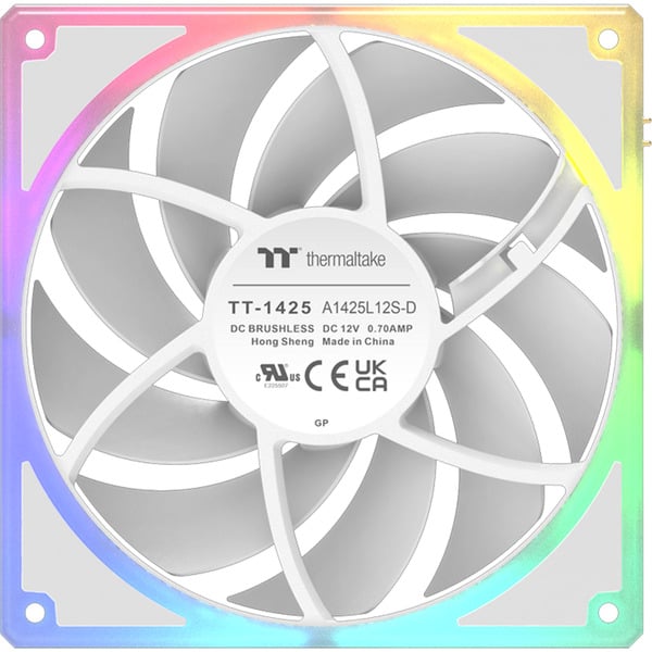 Thermaltake TOUGHFAN EX 140 ARGB Sync White, Gehäuselüfter - Thermaltake - vue 7