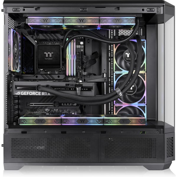 Thermaltake View 600 TG Black, Big-Tower-Gehäuse - Thermaltake - vue 3