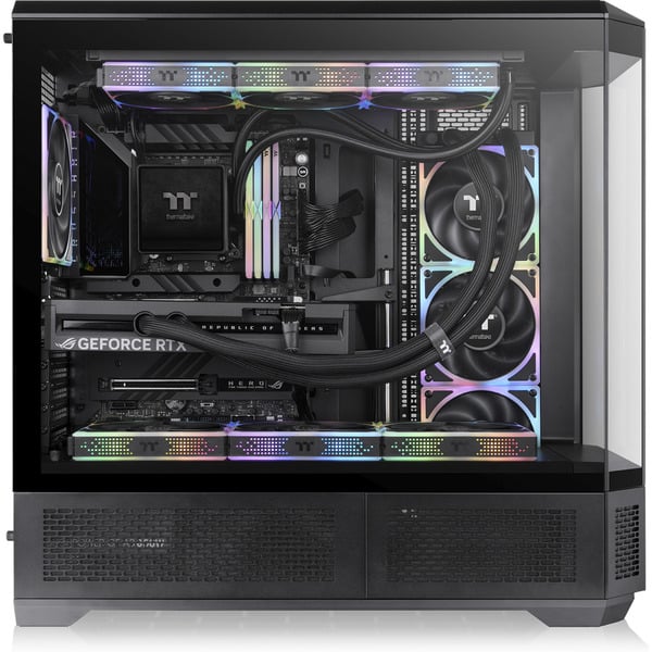 Thermaltake View 600 TG Black, Big-Tower-Gehäuse - Thermaltake - vue 4