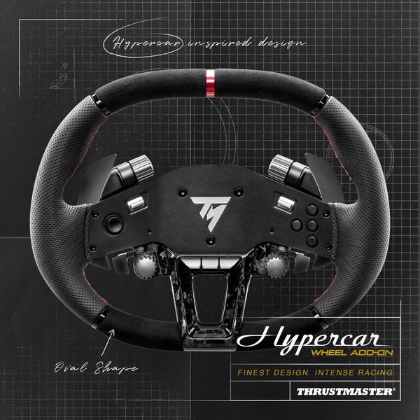 Thrustmaster Hypercar Wheel Add-On, Austausch-Lenkrad - Thrustmaster - vue 5
