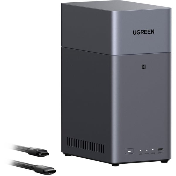 UGREEN DH2300 + 2x 6 TB Seagate IronWolf HDD Bundle, NAS - UGREEN - vue 2