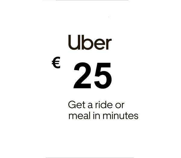 Uber €25 EU Gift Card