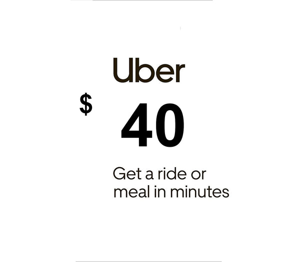 Uber USD 40 US Gift Card