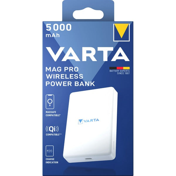 VARTA Wireless batterie externe Mag Pro, 5.000mAh - VARTA