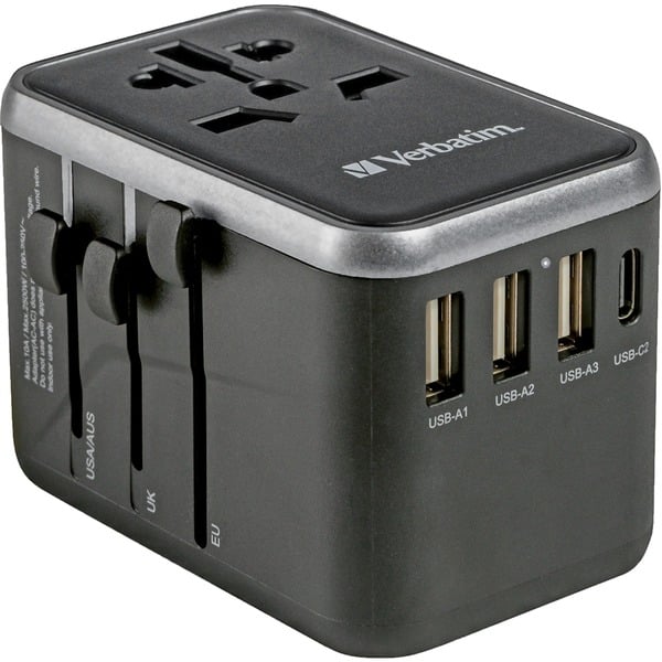 Verbatim Universal-Reiseadapter UTA-04, Reisestecker - Verbatim