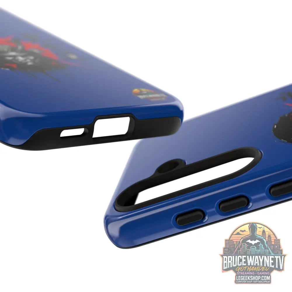 📱 samurai phone case Bleue foncé – coque renforcée Pixel & Galaxy 📱 - Phone Case