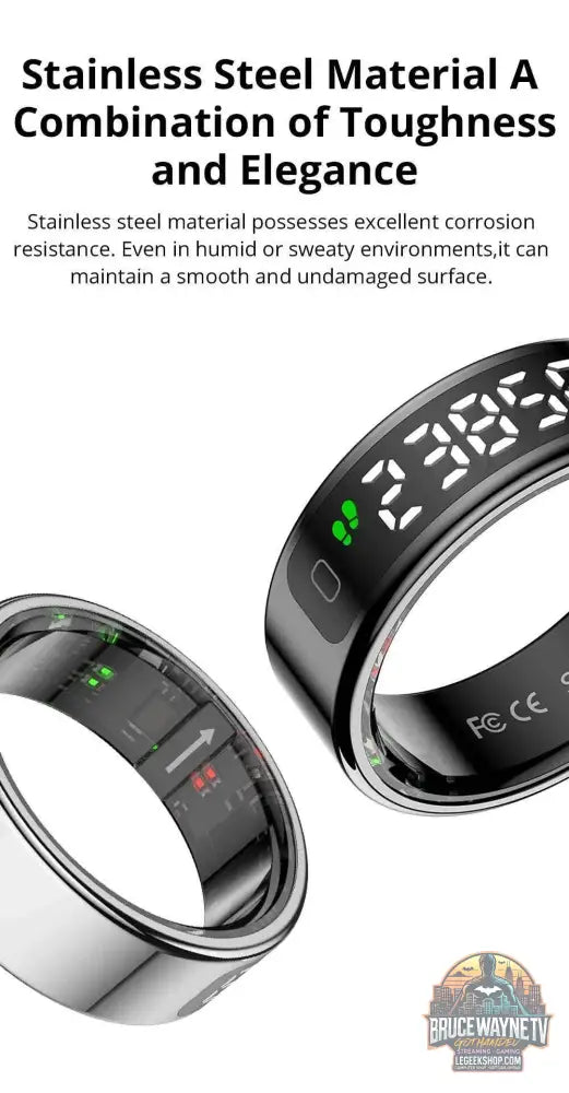 💍 COLMI R12 – Anneau intelligent avec écran tactile & suivi santé - Legeekshop