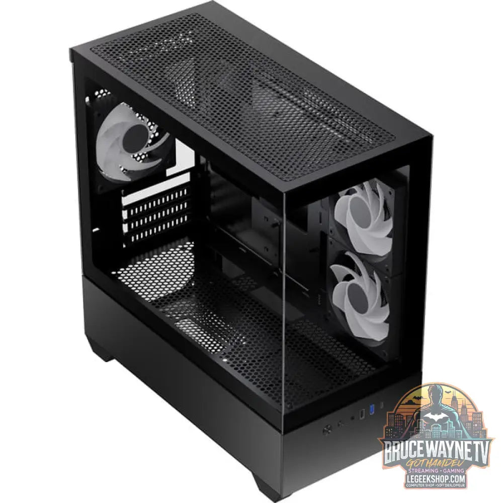 Aerocool P300D-G-BK-v1, Tower-Gehäuse - Aerocool - vue 3