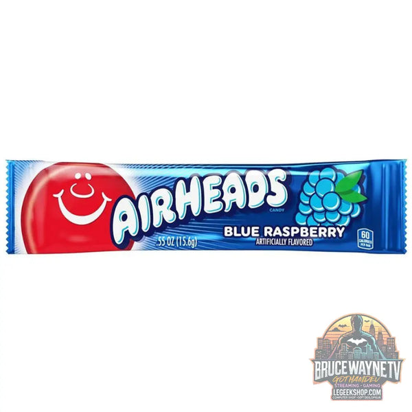 Airheads Blue Raspberry bonbon à la myrtille de 16g (Paquet de 36) - Snacks & boissons importés