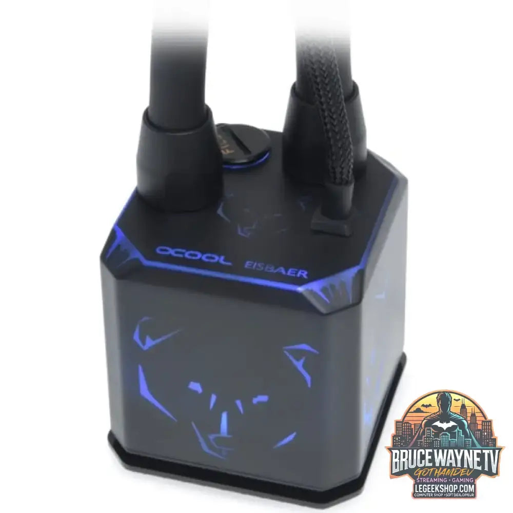 Alphacool Eisbaer Aurora HPE Edition 360 CPU AIO 360mm, Wasserkühlung schwarz - Alphacool - vue 3