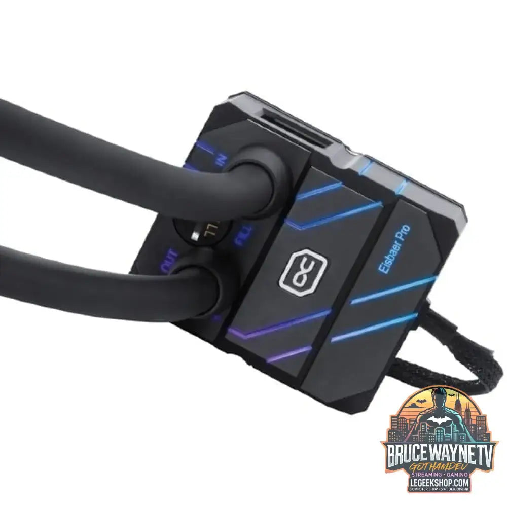 Alphacool Eisbaer Pro HPE Aurora 360 CPU AIO 360mm, Wasserkühlung schwarz - Alphacool - vue 6
