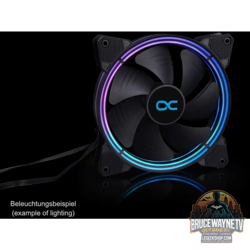Alphacool Eiszyklon Aurora LUX PRO Digital RGB 140x140x25mm, Gehäuselüfter - Alphacool - vue 8