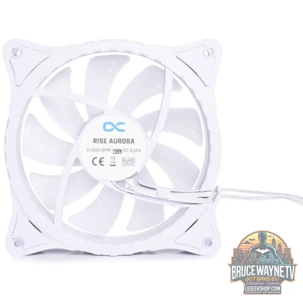 Alphacool Rise Aurora 120 mm Lüfter 120x120x25mm, Gehäuselüfter - Alphacool - vue 3