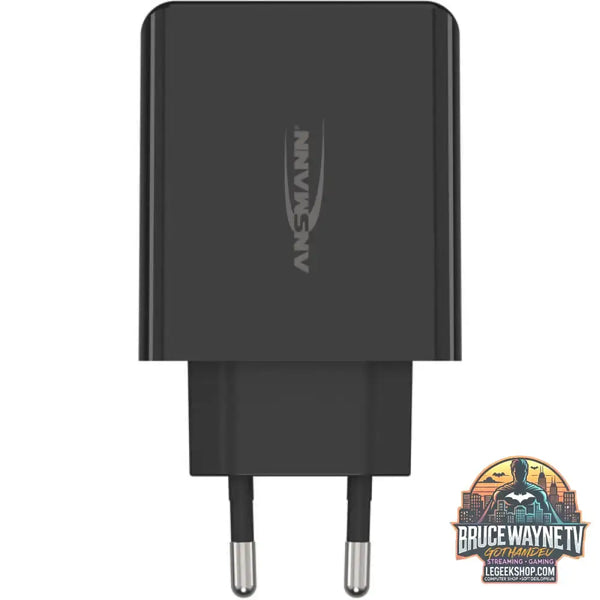 Ansmann Home Charger HC430, Ladegerät schwarz, intelligente Ladesteuerung, Multisafe-Technologie - Stromquelle: Steckdose