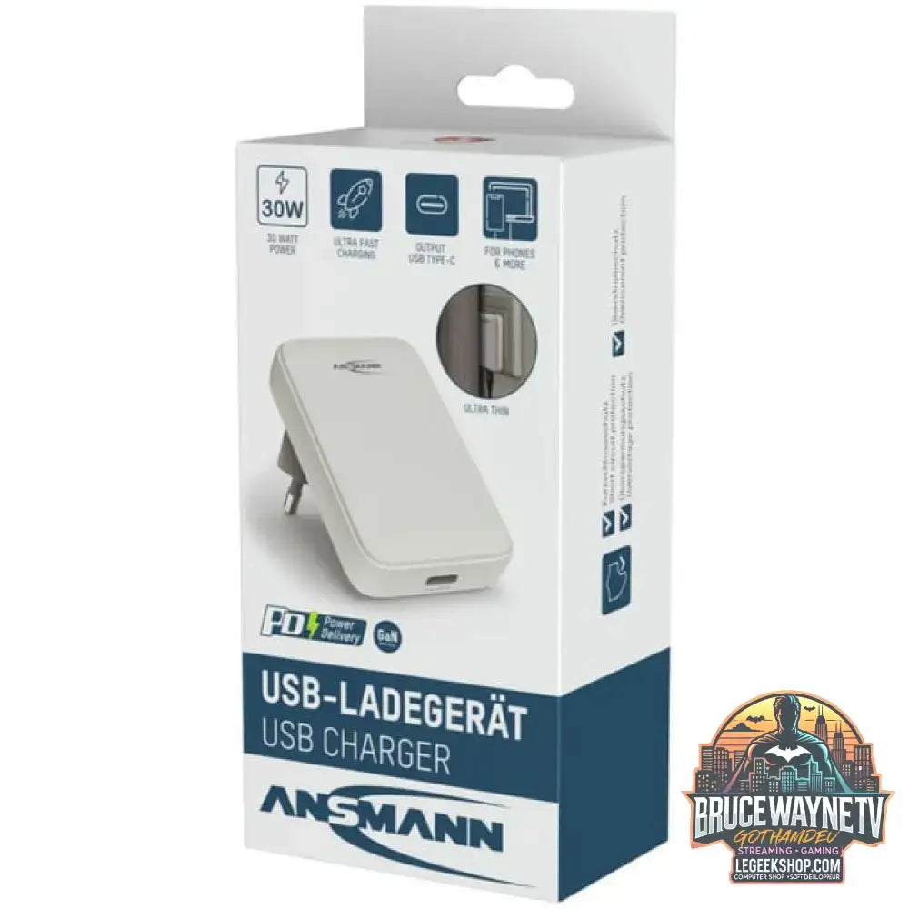 Ansmann USB-C Wall Charger 130PD, Ladegerät weiß - Ansmann - vue 2