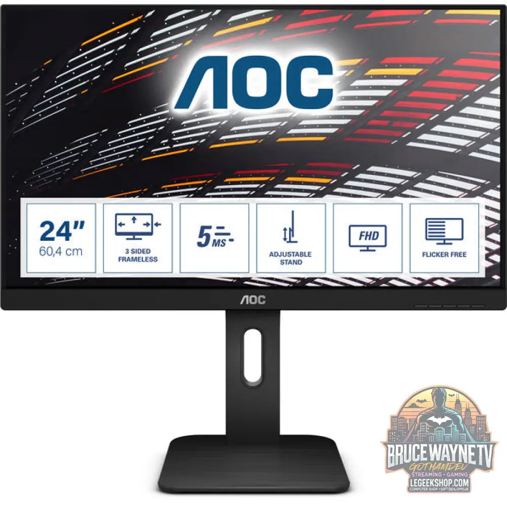 AOC 24P1 23,8" Full HD IPS 60 Hz - AOC - vue 3