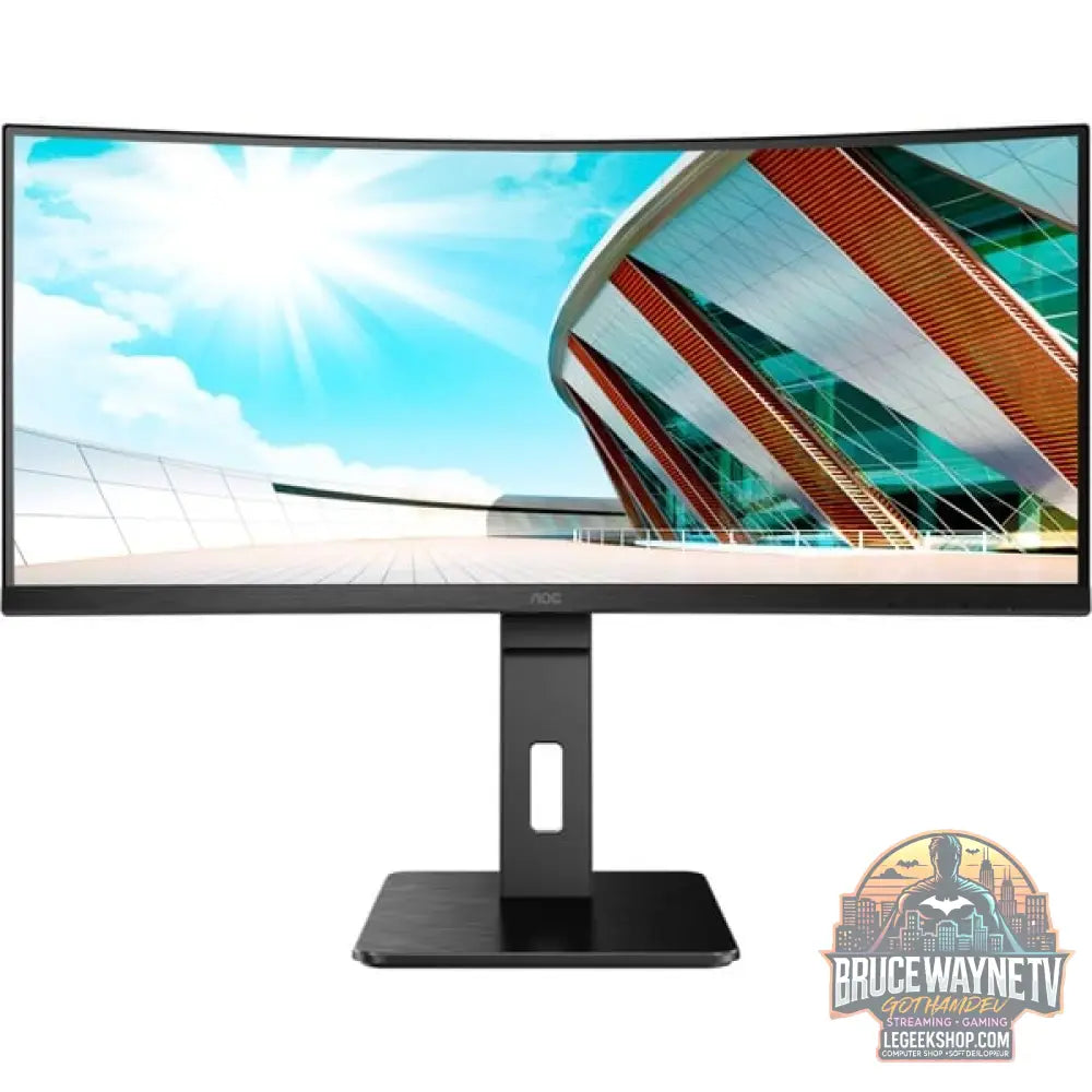 AOC CU34P2A 34" QHD/WQHD VA 100 Hz - AOC - vue 3
