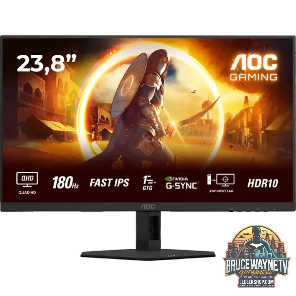 AOC Q24G4RE 23,8" QHD/WQHD IPS 180 Hz - AOC - vue 6