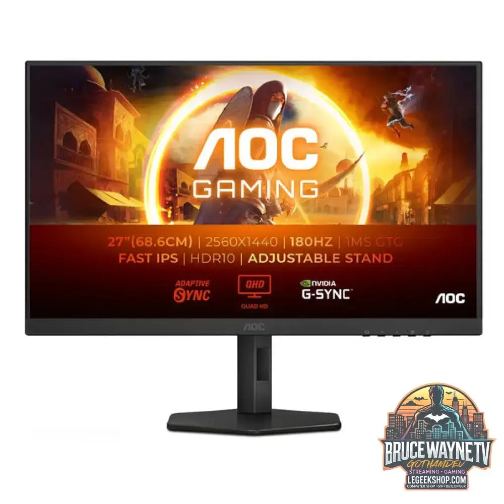 AOC Q27G4XF 27" QHD/WQHD IPS 180 Hz - AOC - vue 2