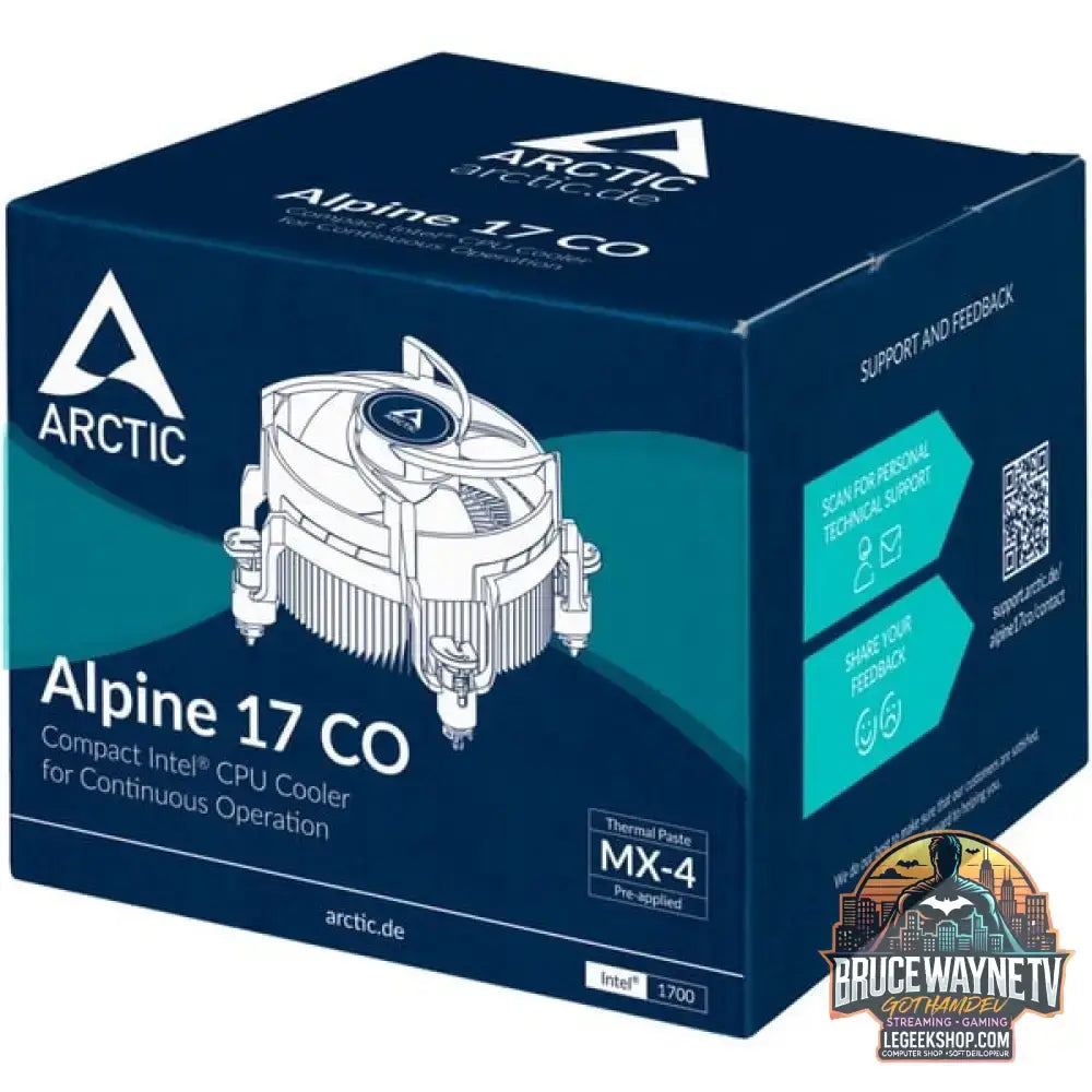 ARCTIC Alpine 17 CO, CPU-Kühler schwarz, 92 mm - ARCTIC - vue 8