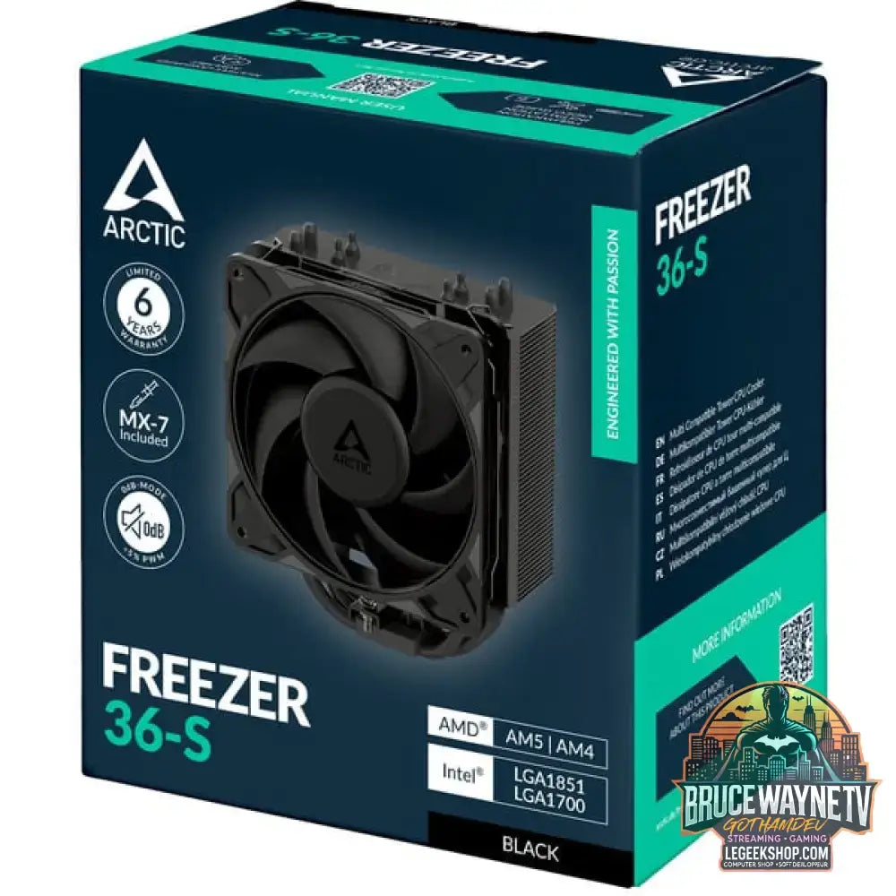 ARCTIC Freezer 36-S Black, CPU-Kühler schwarz, 120 mm - ARCTIC - vue 7