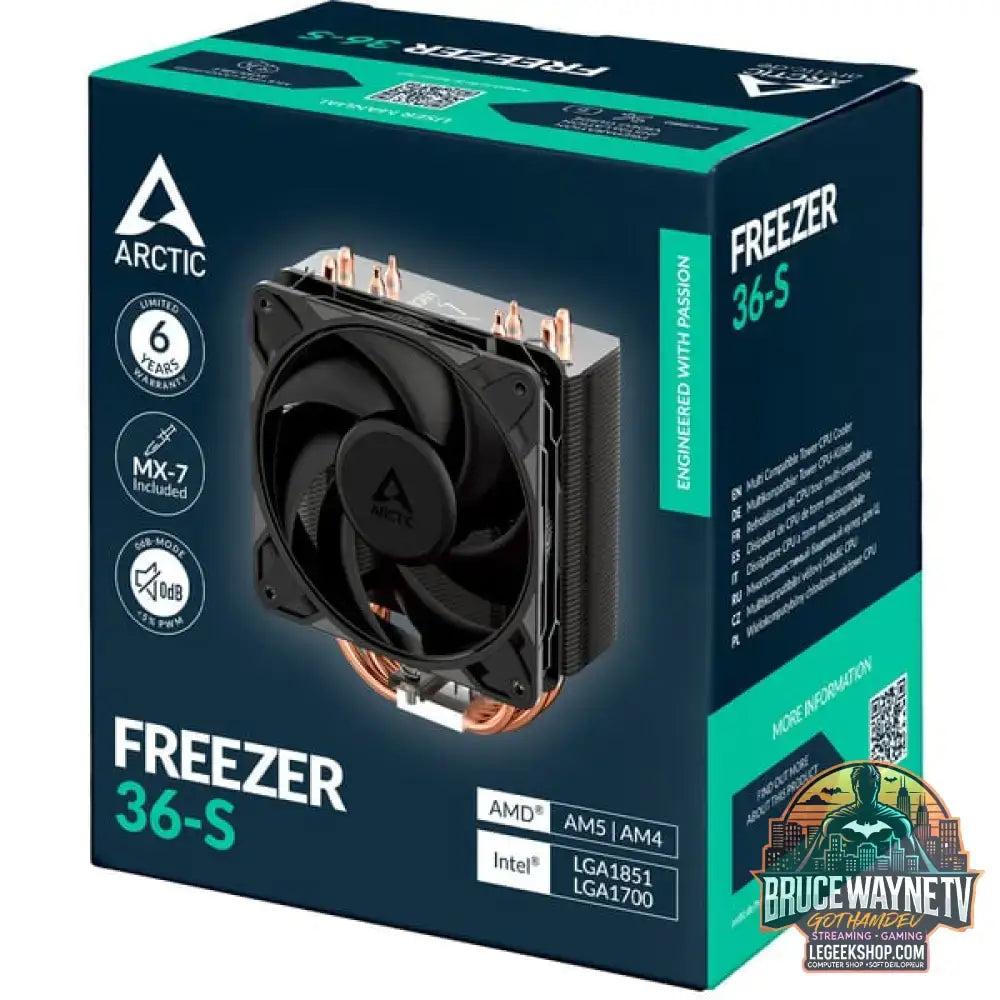 ARCTIC Freezer 36-S, CPU-Kühler silber/schwarz, 120 mm - ARCTIC - vue 7