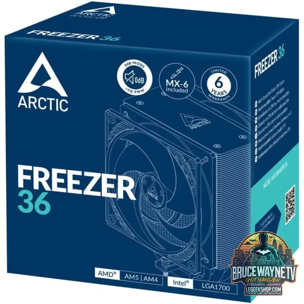ARCTIC Freezer 36, CPU-Kühler aluminium/schwarz, 120 mm - ARCTIC - vue 7