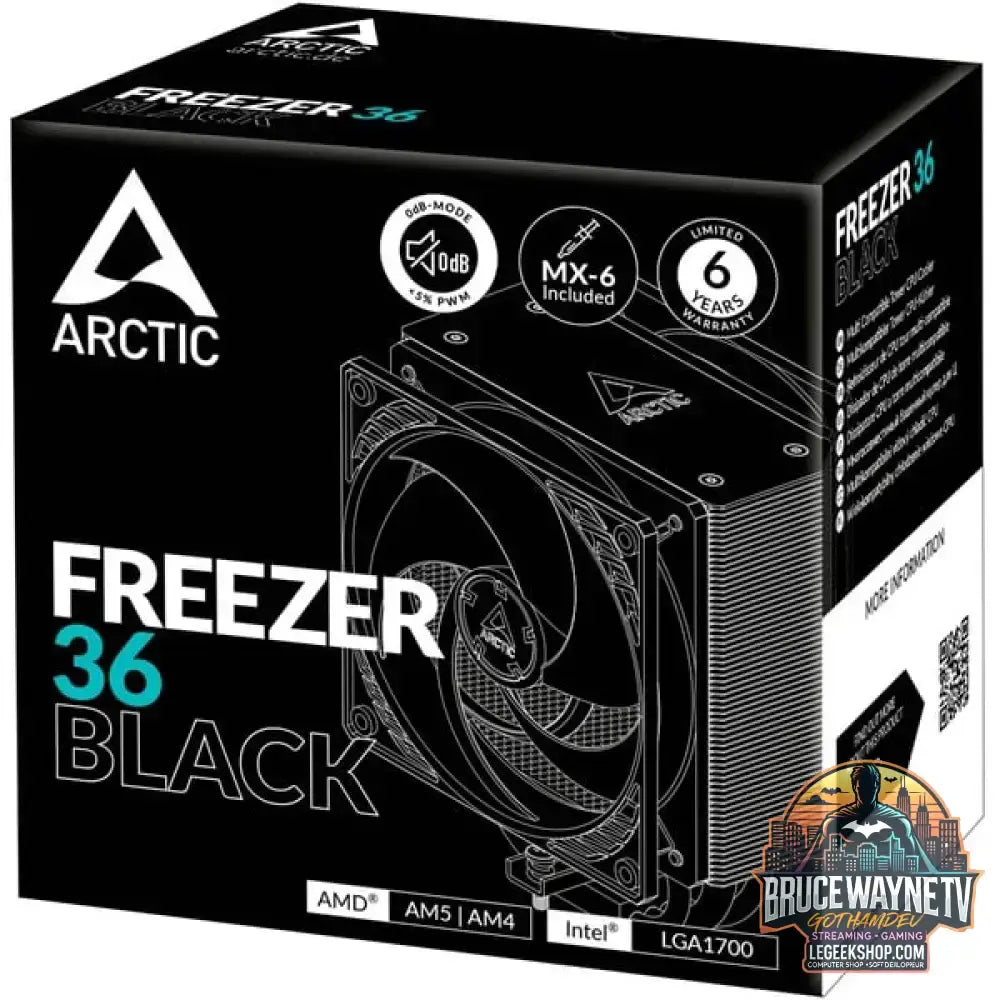 ARCTIC Freezer 36, CPU-Kühler schwarz, 120 mm - ARCTIC - vue 6