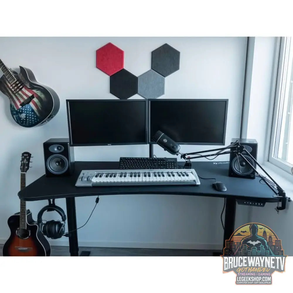 Arozzi Arena Moto Gaming-Tisch, Black - Arozzi - vue 15